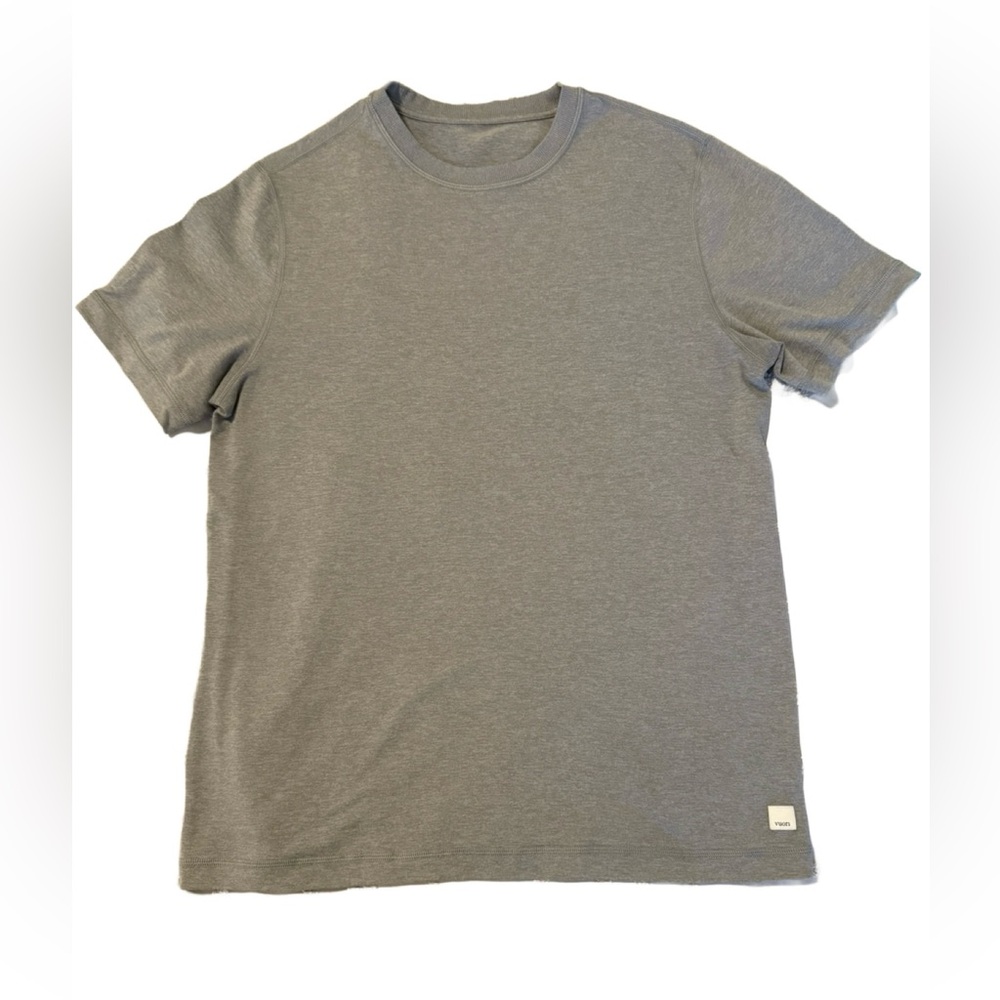 Vuori Heather Gray Men's Short Sleeve Tee